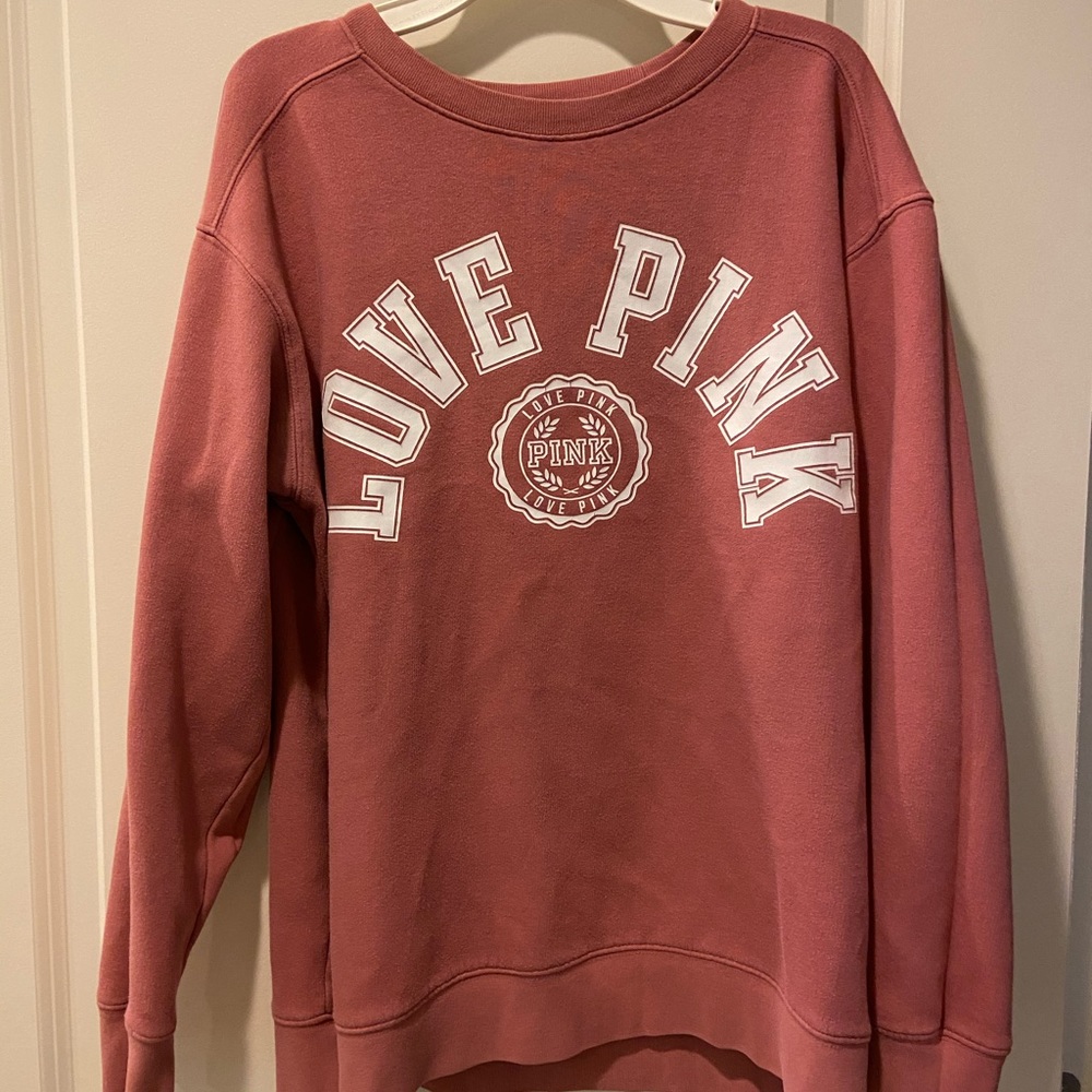 Mauve long sleeve crew neck